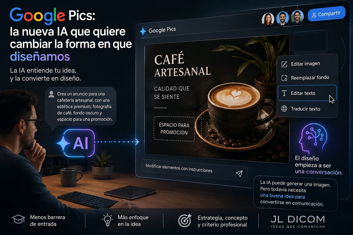 Google Pics: la nueva IA que quiere transformar el diseño