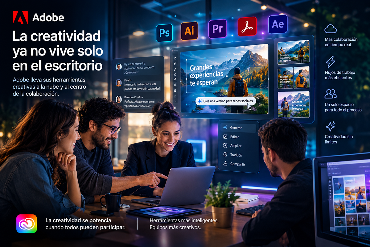 Adobe transforma la creatividad más allá del escritorio